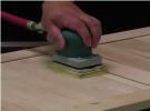 打磨木门板,打磨木艺品 - 气动方形非吸尘轨道式打磨机